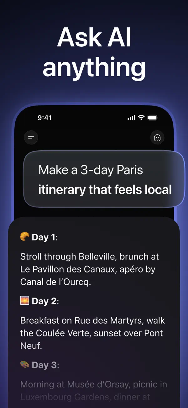 Hustlrr screenshot showing prompt templates
